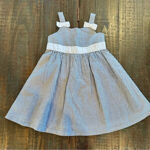 Gymboree Striped Dress with Bow Accents